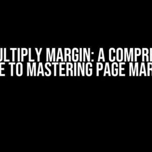 JSPDF Multiply Margin: A Comprehensive Guide to Mastering Page Margins